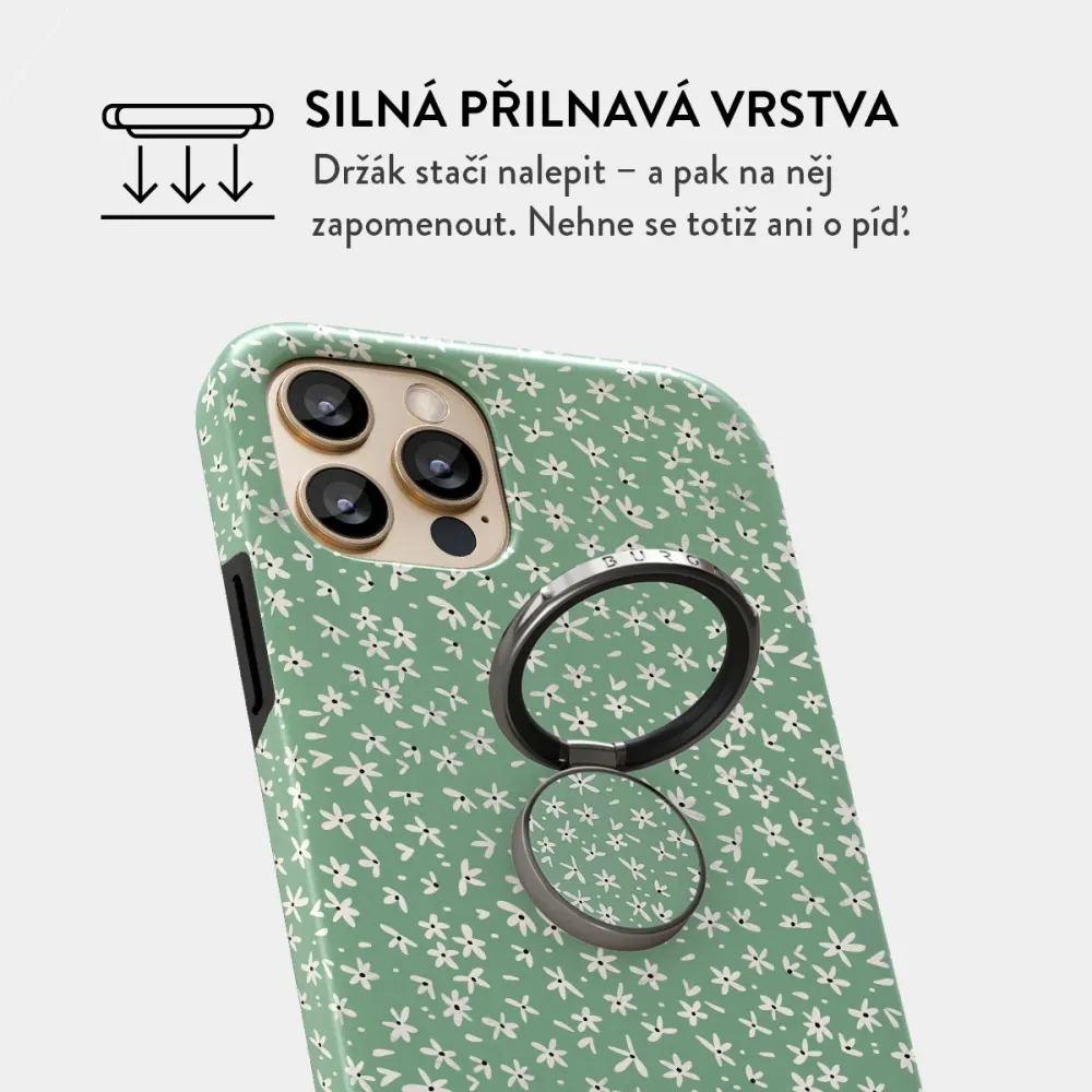 Lush Meadows - Nalepovací držák na prst Antracitova