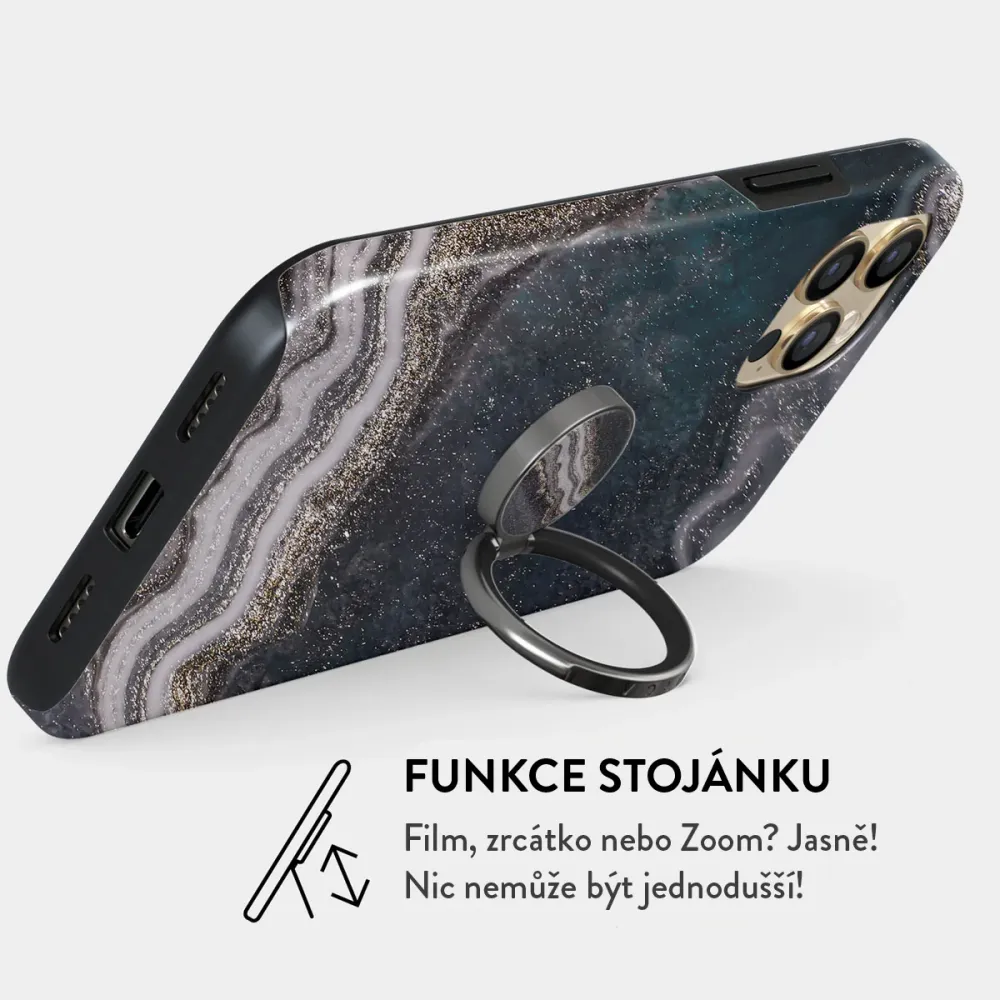 Magic Night - Nalepovací držák na prst Antracitova