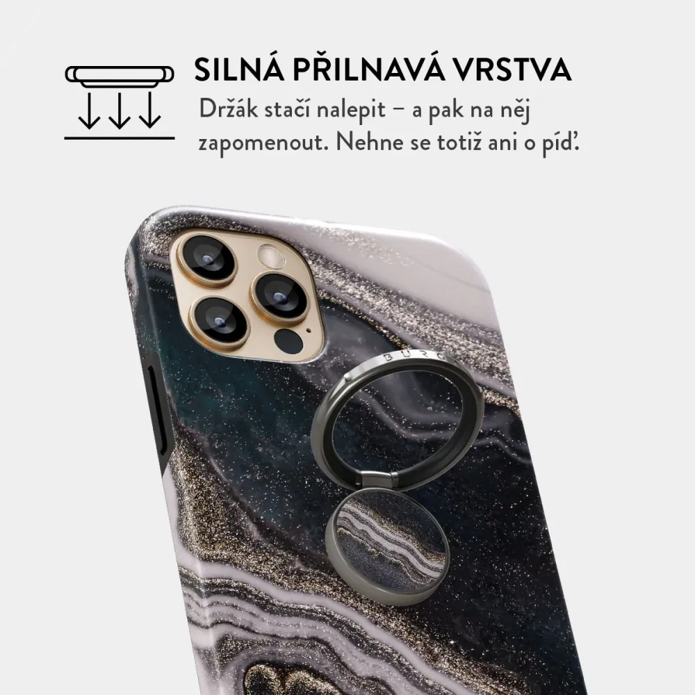 Magic Night - Nalepovací držák na prst Antracitova