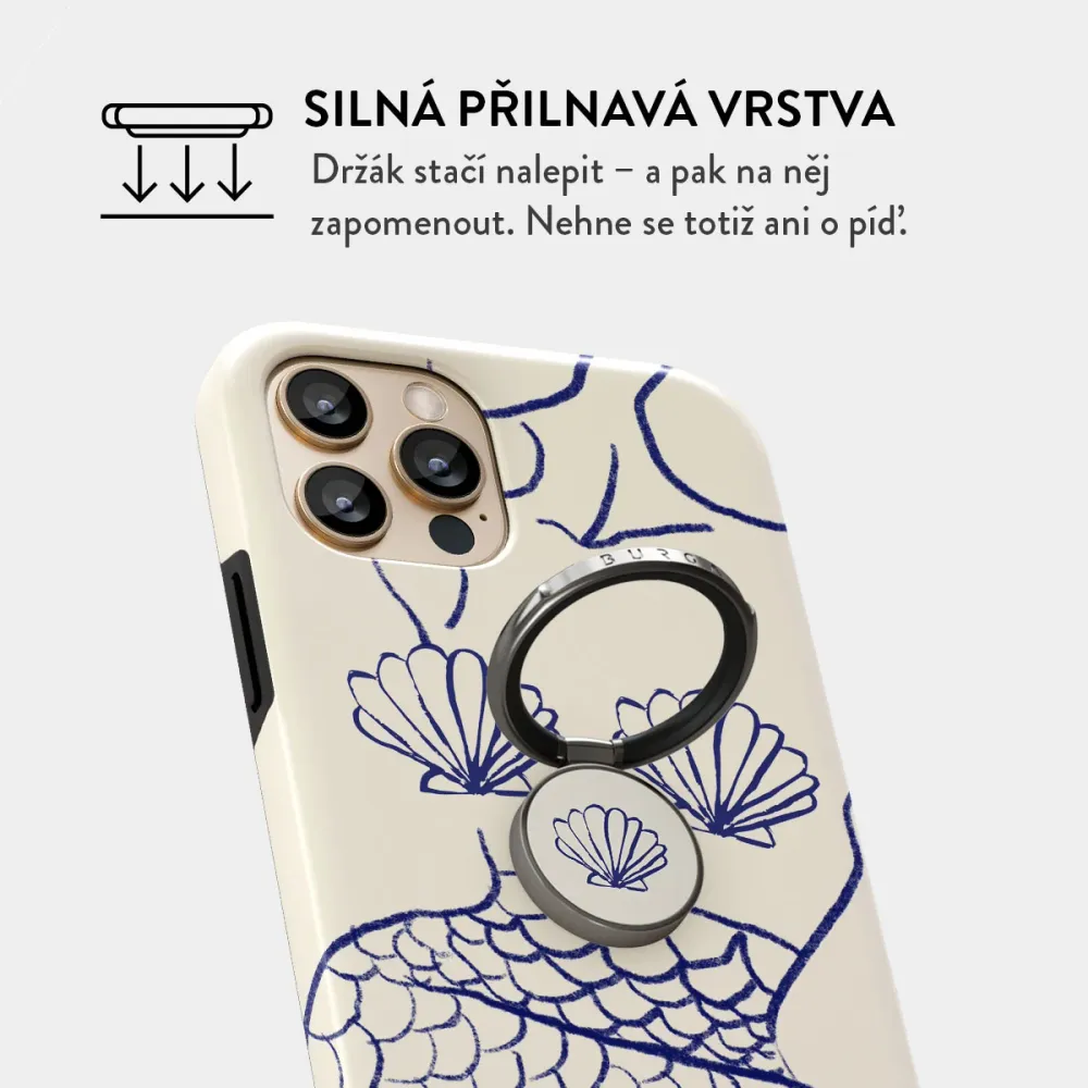 Marine Muse - Nalepovací držák na prst Antracitova