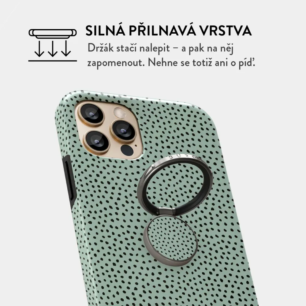 Mint Gelato - Nalepovací držák na prst Antracitova