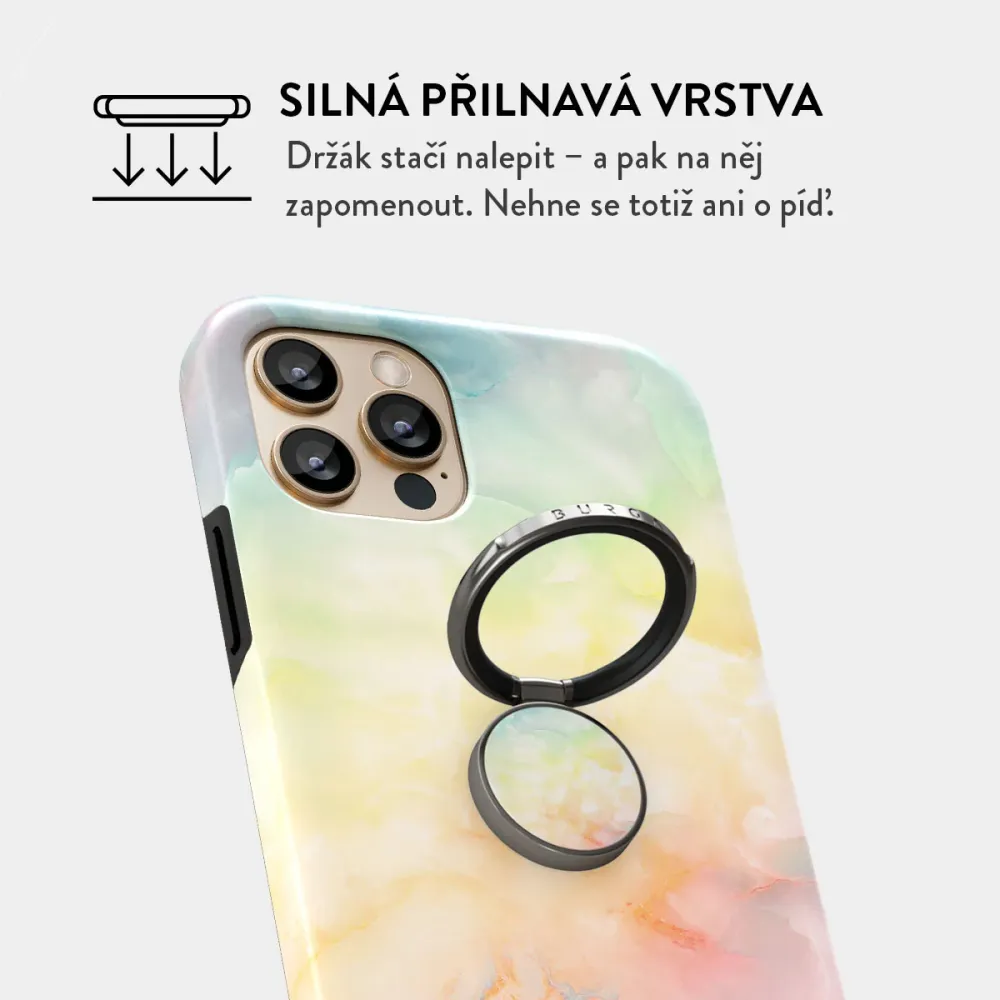 New Flame - Nalepovací držák na prst Antracitova