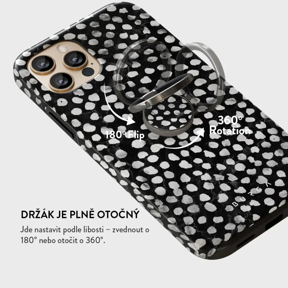 Night Sky - Nalepovací držák na prst Antracitova