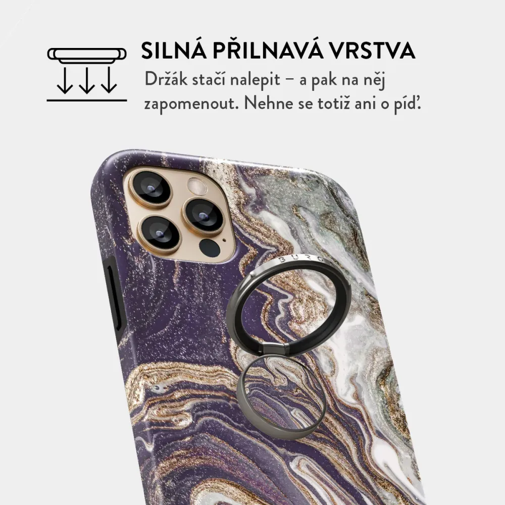 Nostalgia Feeling - Nalepovací držák na prst Antracitova