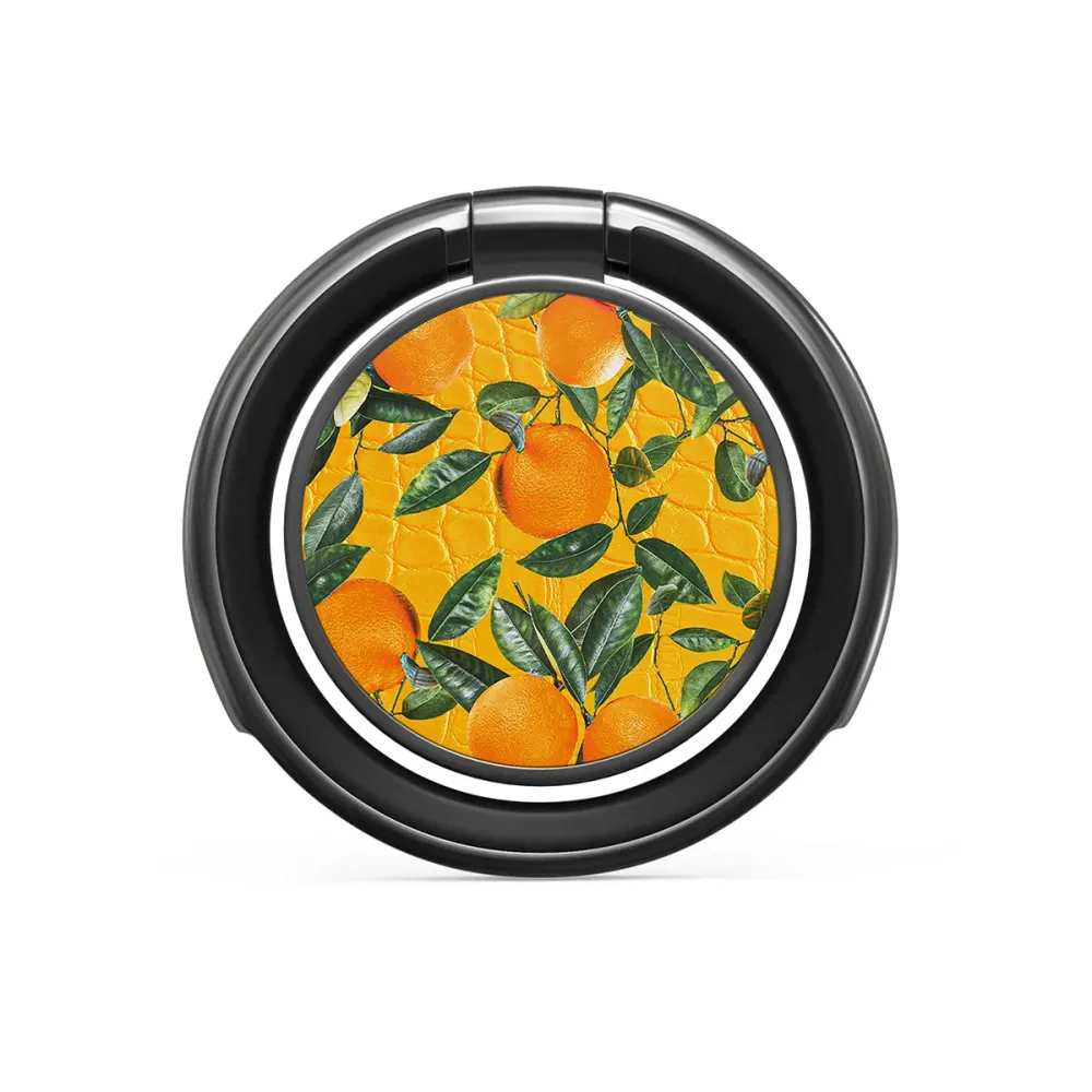 Orange Lemonade - Nalepovací držák na prst Antracitova