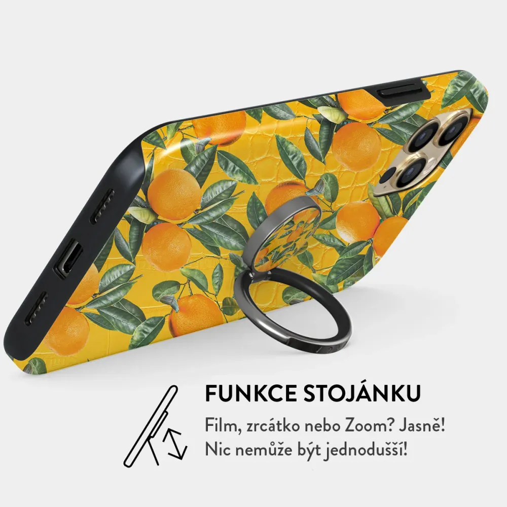 Orange Lemonade - Nalepovací držák na prst Antracitova