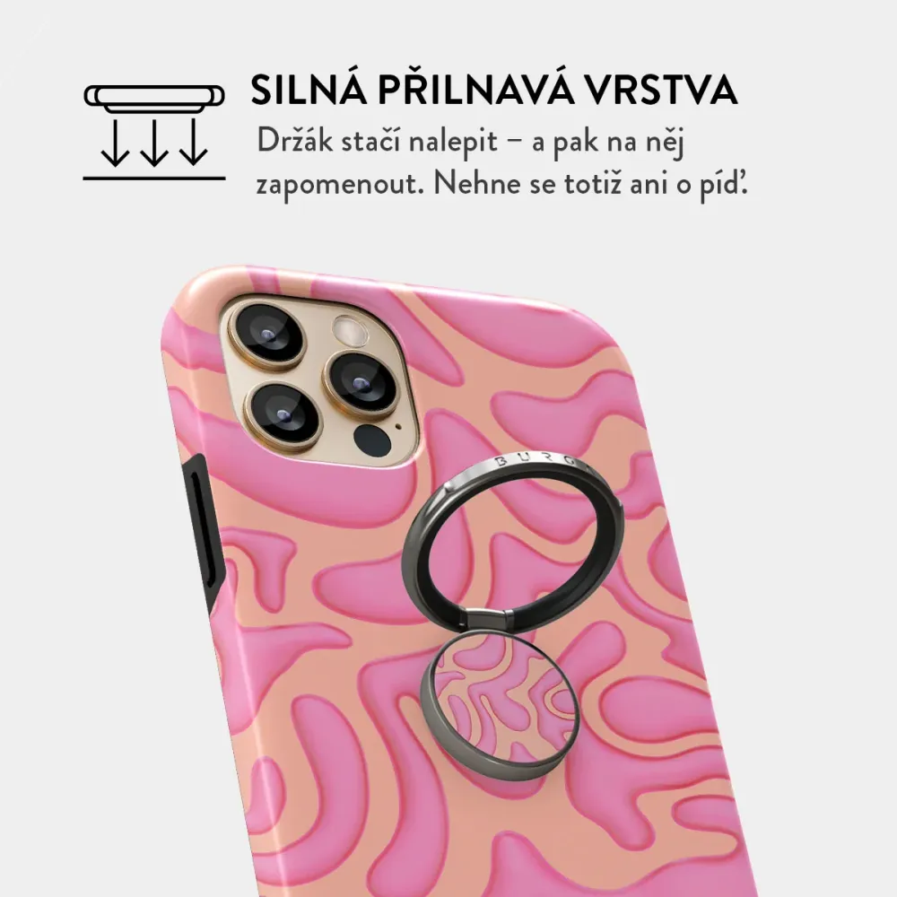 Popsicle - Nalepovací držák na prst Antracitova