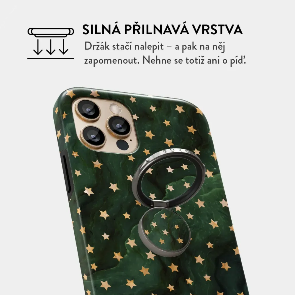 Prince Charming - Nalepovací držák na prst Antracitova