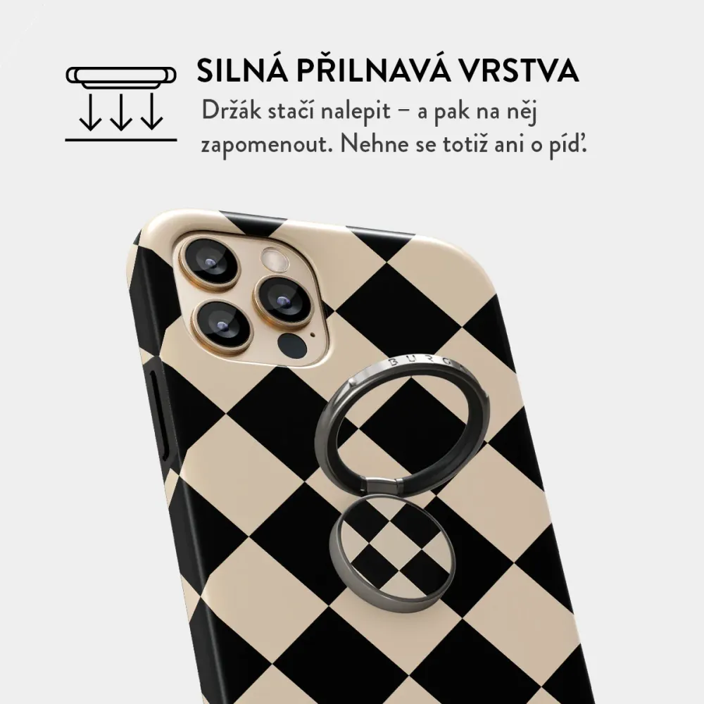 Proper Uniform - Nalepovací držák na prst Antracitova