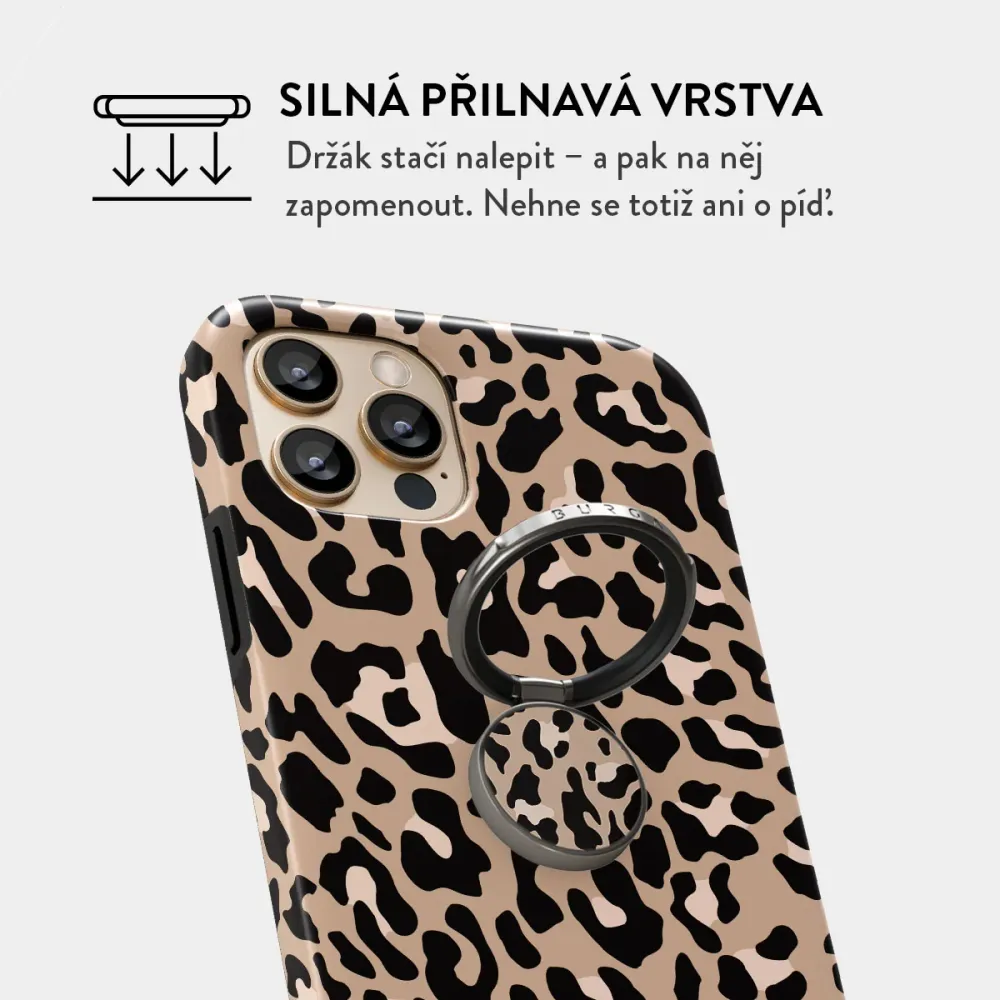 Pure Instinct - Nalepovací držák na prst Antracitova