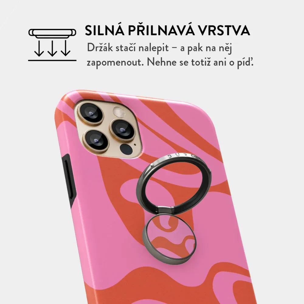 Ride Wave - Nalepovací držák na prst Antracitova