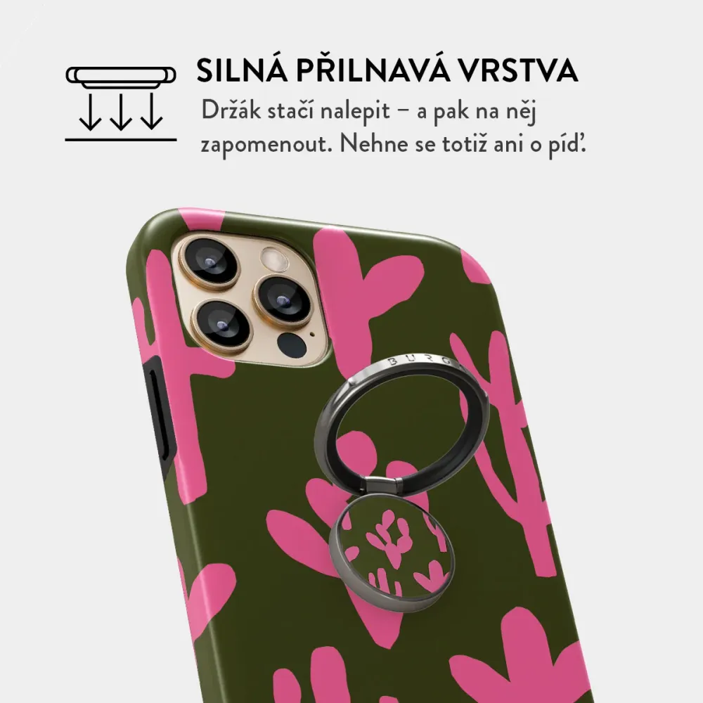 Serenade - Nalepovací držák na prst Antracitova
