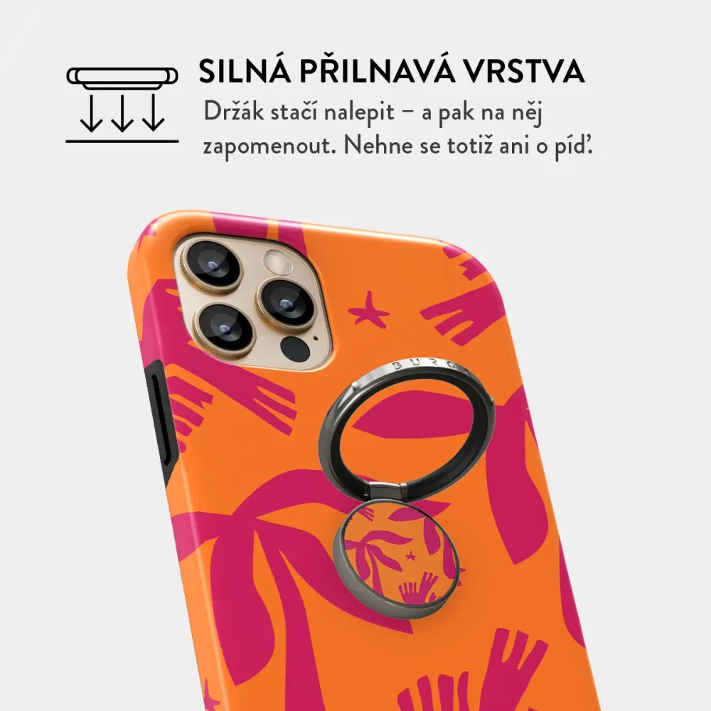 Siesta - Nalepovací držák na prst Antracitova