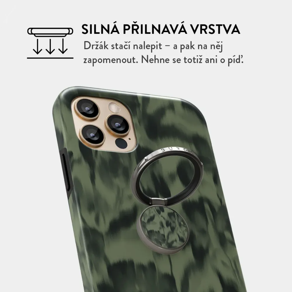 Soft Focus - Nalepovací držák na prst Antracitova