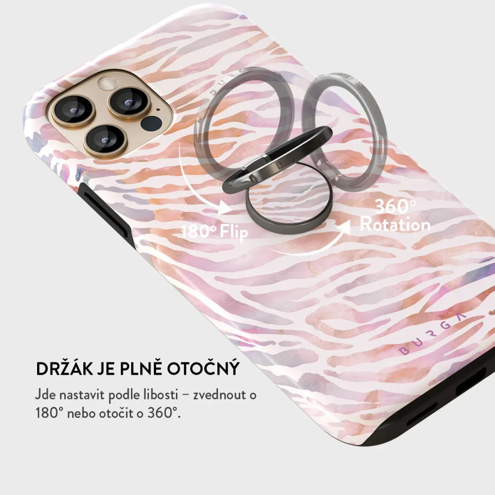 Sultry July - Nalepovací držák na prst Antracitova