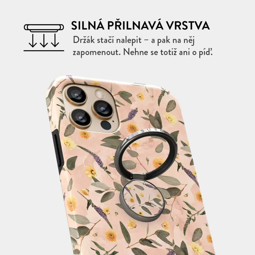 Sunday Brunch - Nalepovací držák na prst Antracitova