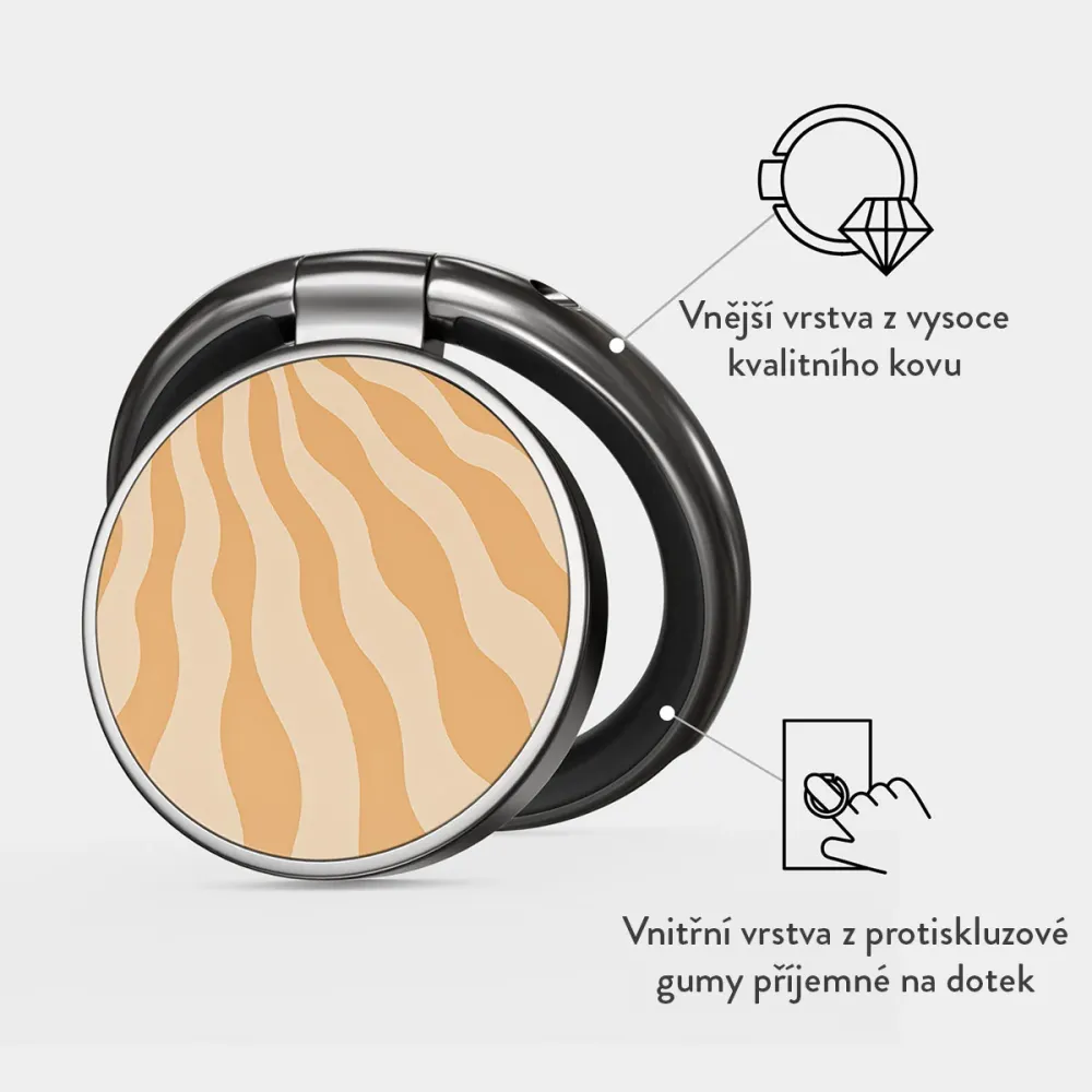 Sunny Bunny - Nalepovací držák na prst Antracitova