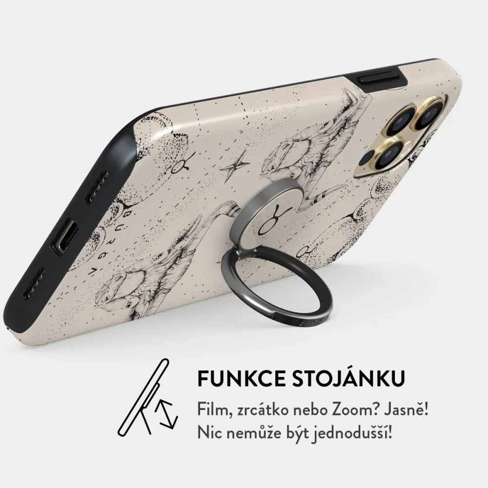 Taurus - Nalepovací držák na prst Antracitova