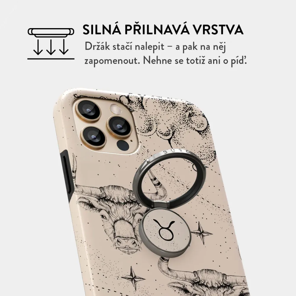 Taurus - Nalepovací držák na prst Antracitova