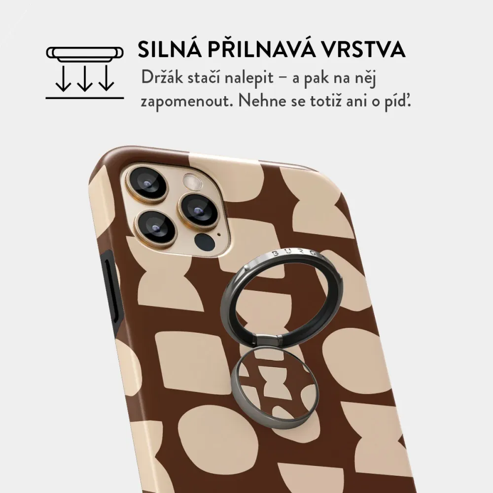 Terracotta - Nalepovací držák na prst Antracitova