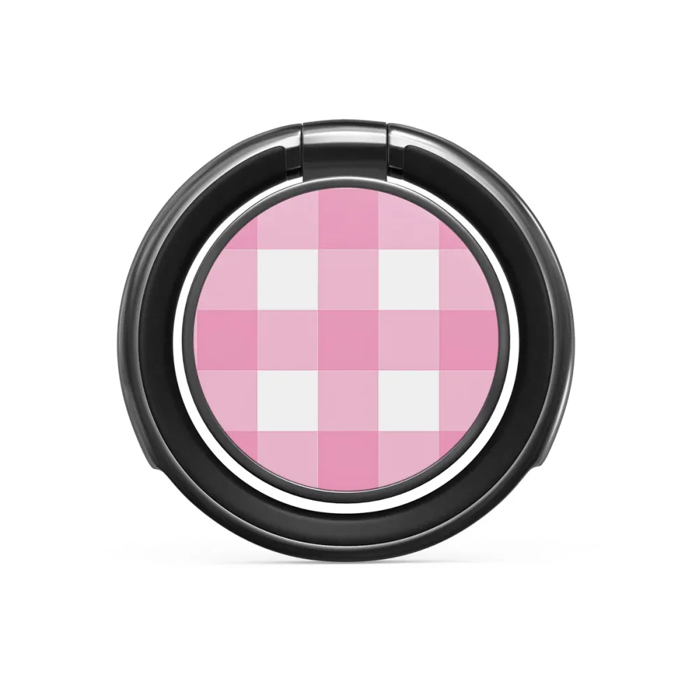 Think Pink - Nalepovací držák na prst Antracitova
