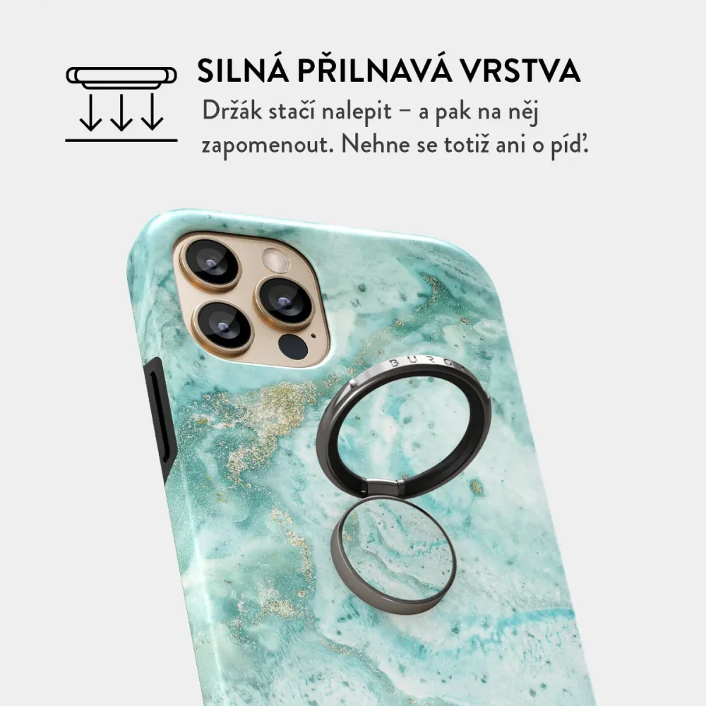 Uluwatu Waves - Nalepovací držák na prst Antracitova