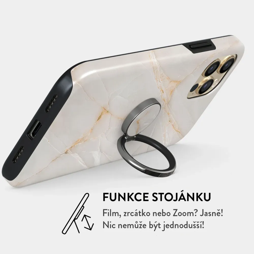 Vanilla Sand - Nalepovací držák na prst Antracitova