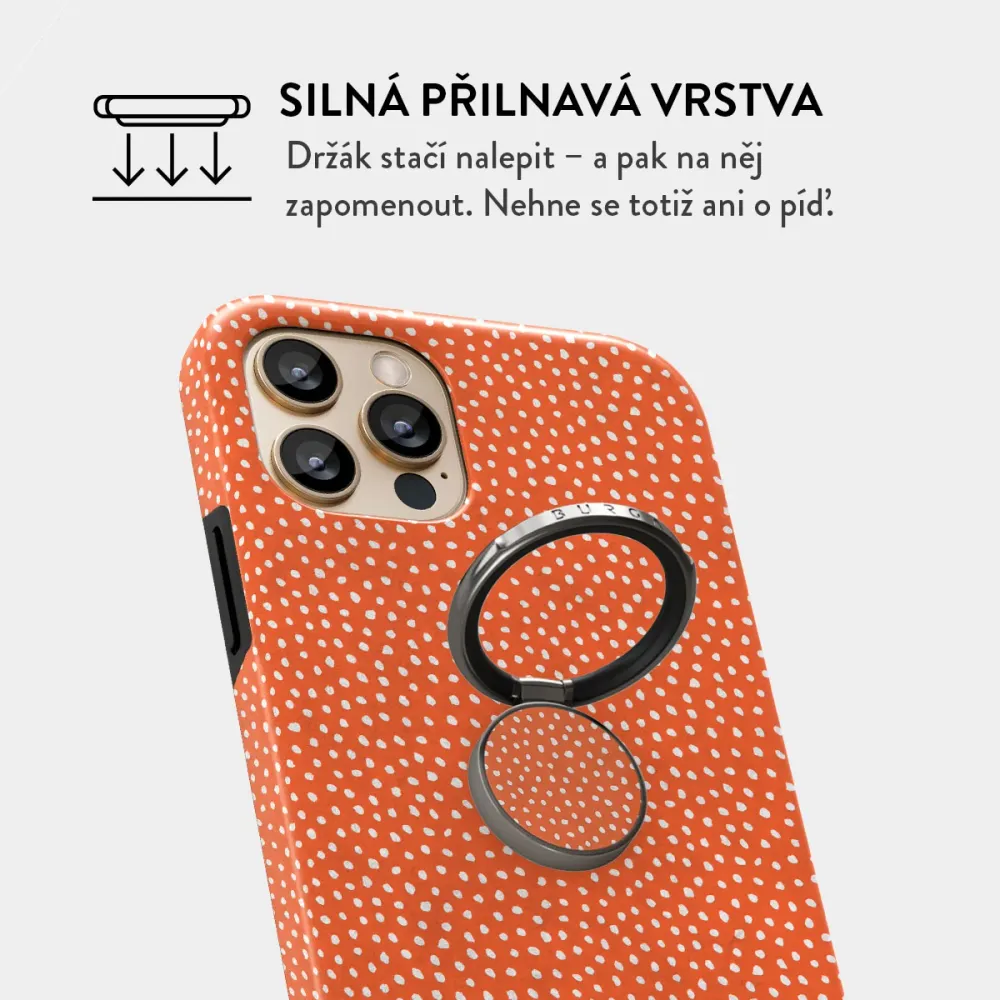 Vintage Edition - Nalepovací držák na prst Antracitova