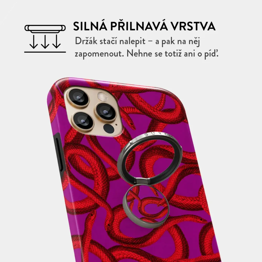 Watch Out - Nalepovací držák na prst Antracitova