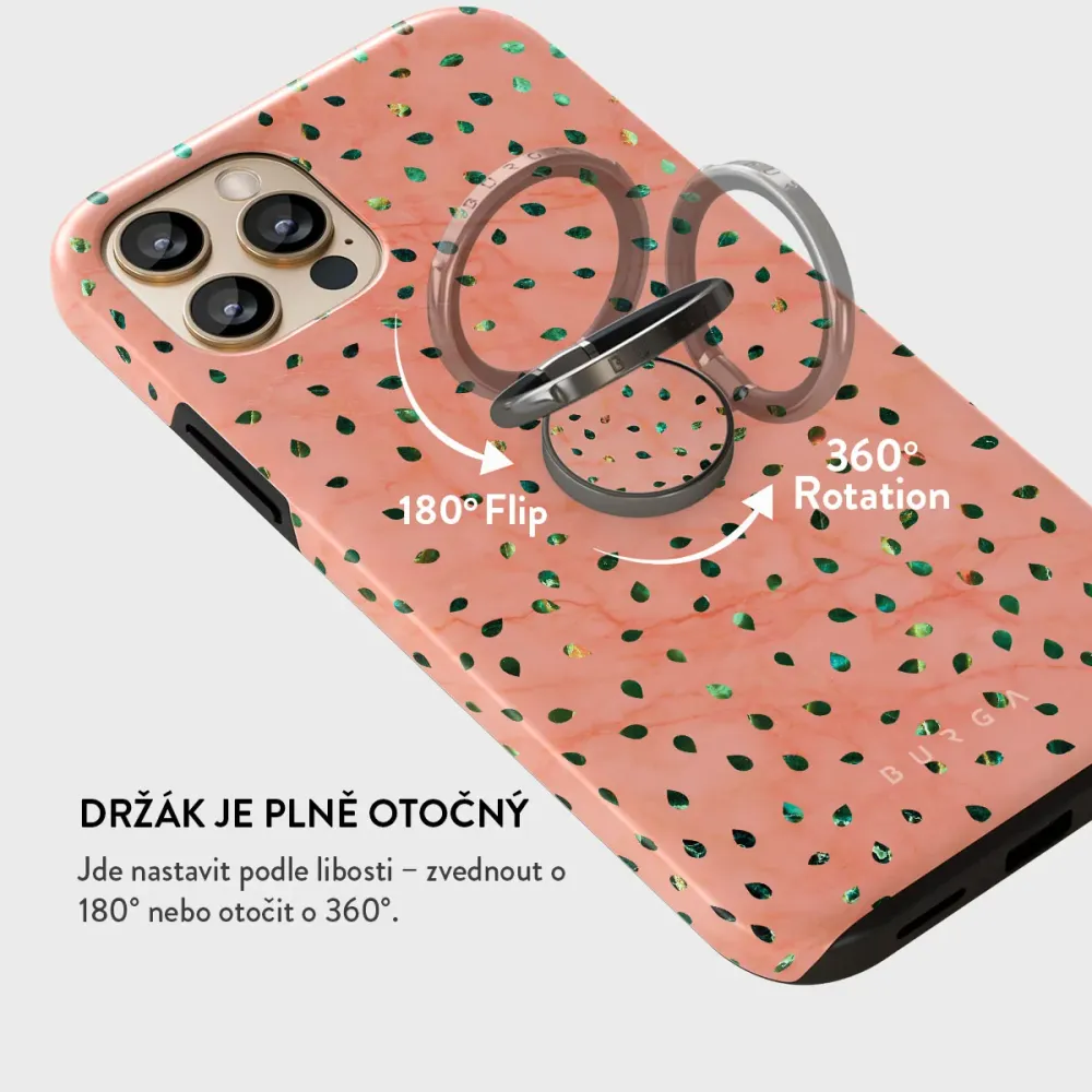 Watermelon Shake - Nalepovací držák na prst Antracitova