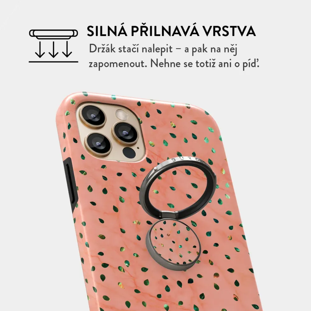 Watermelon Shake - Nalepovací držák na prst Antracitova