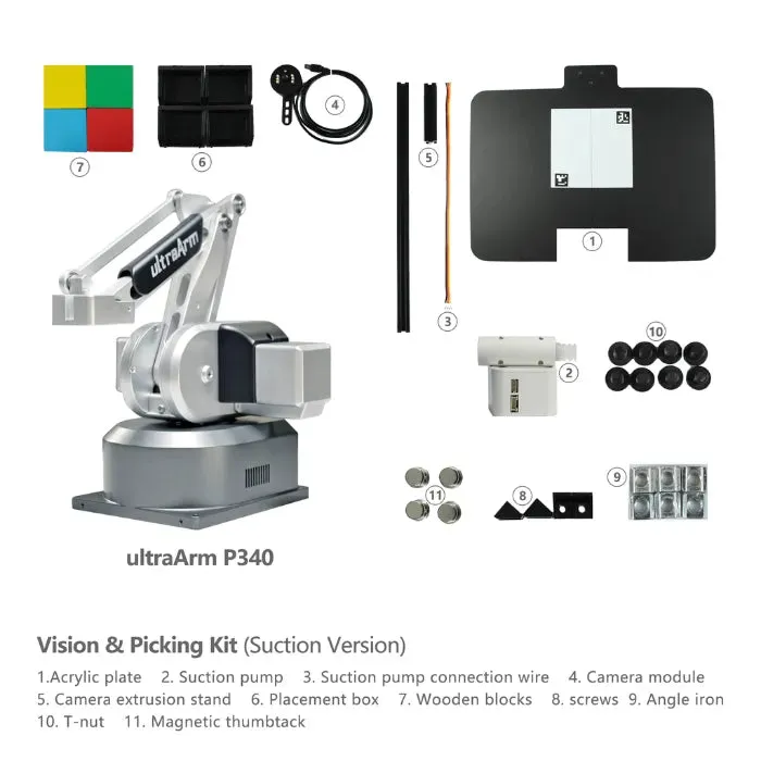 Elephant Robotics UltraArm P340 Vysoce výkonný 4 DOF