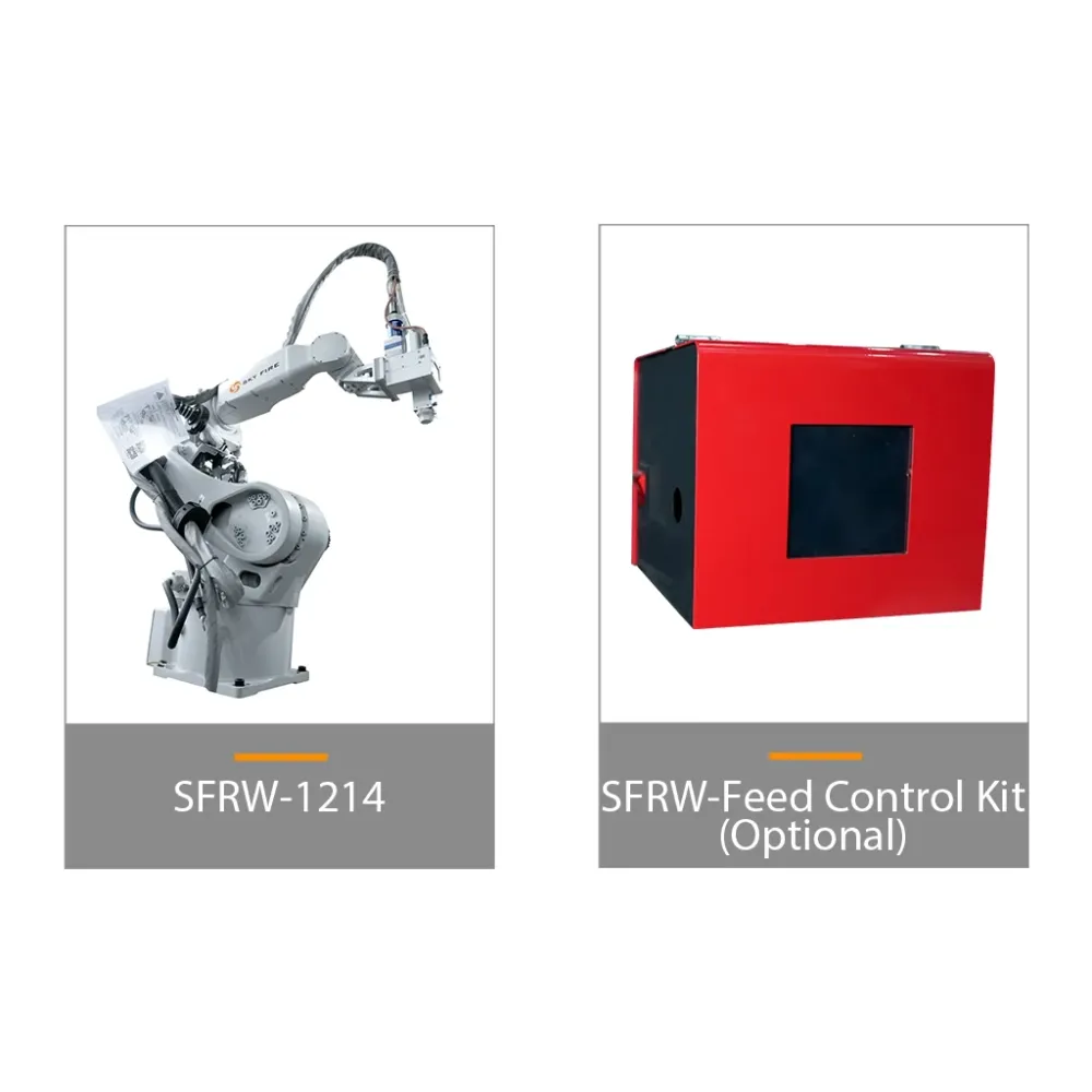 Série SFRW-1214 Vysoce přesný vysoce tuhý svařovací robot Sky Fire Laser