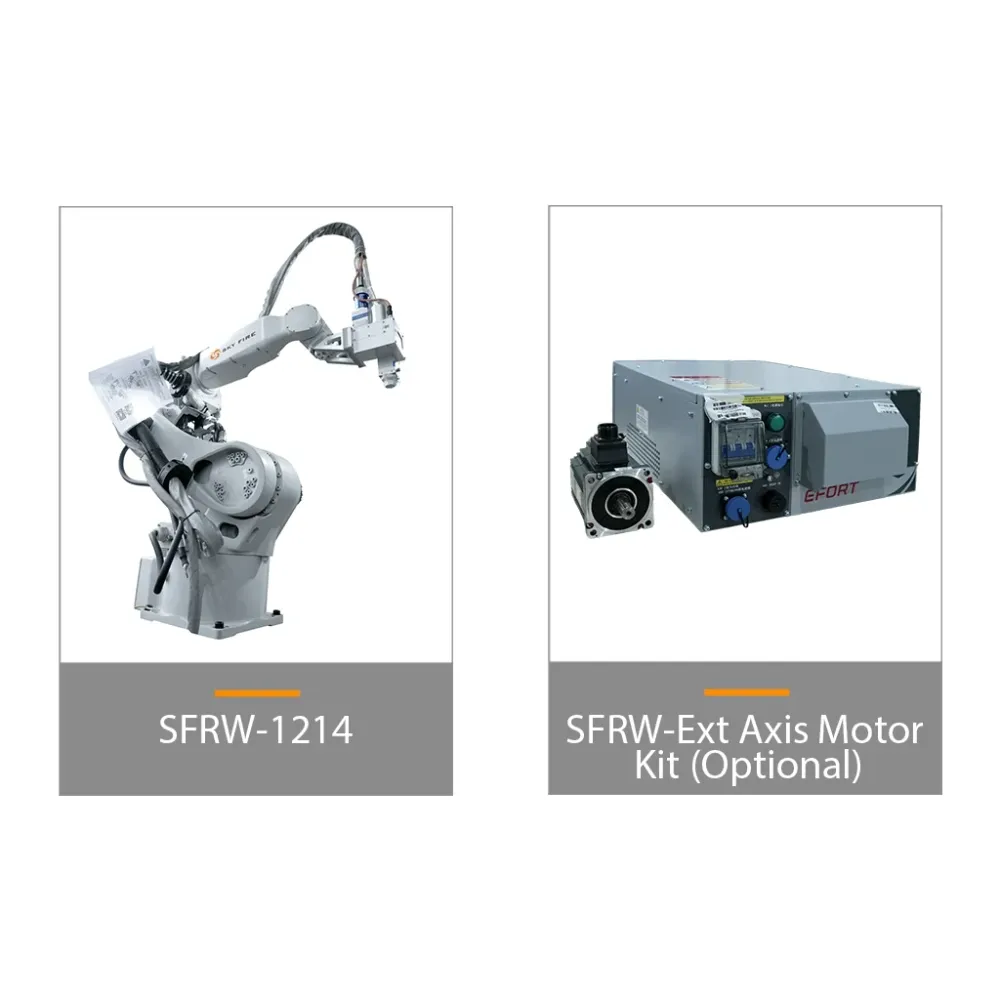 Série SFRW-1214 Vysoce přesný vysoce tuhý svařovací robot Sky Fire Laser