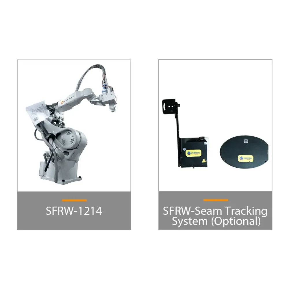 Série SFRW-1214 Vysoce přesný vysoce tuhý svařovací robot Sky Fire Laser