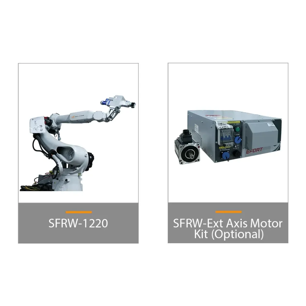 Série SFRW-1220 Dlouhý dosah vysoká nosnost laserového svařovacího robota Sky Fire Laser