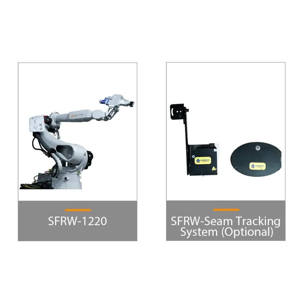 Série SFRW-1220 Dlouhý dosah vysoká nosnost laserového svařovacího robota Sky Fire Laser