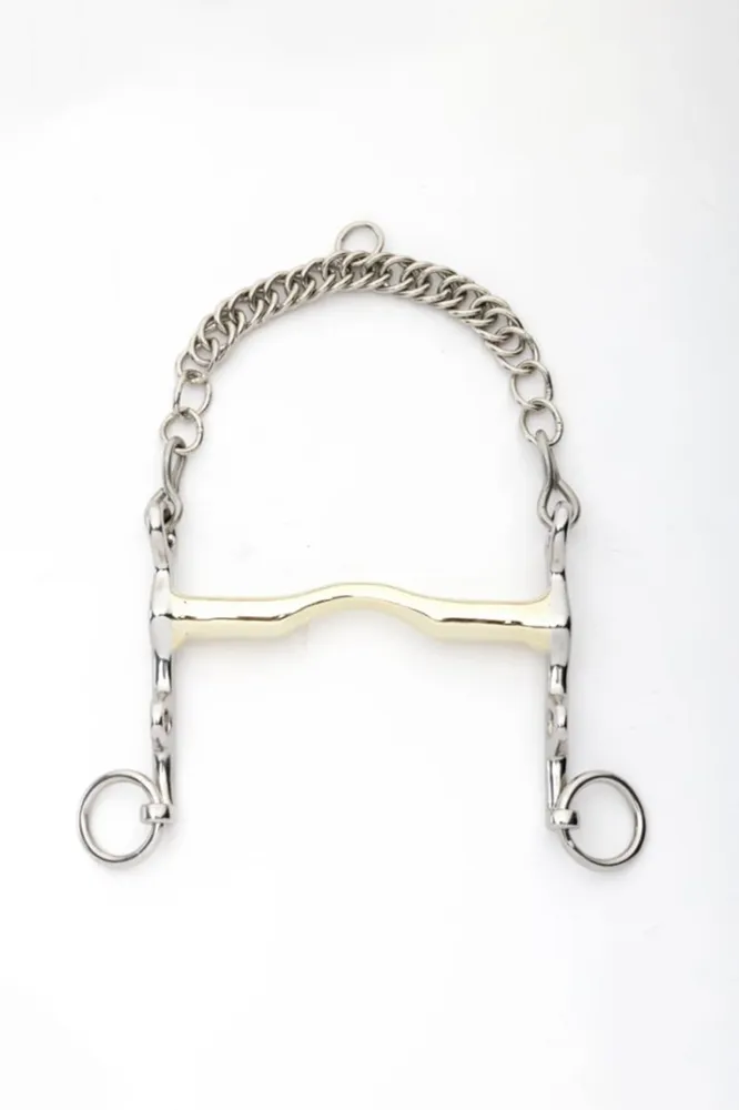 Kavalbit Dressage Curb Bit Tongue Port Snaffle Quicksilver 120 mm