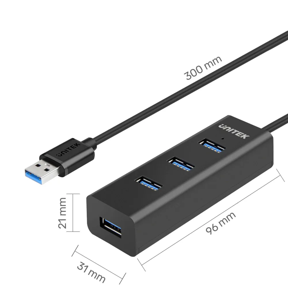 Unitek Y-3089 hub 4x USB 3.0