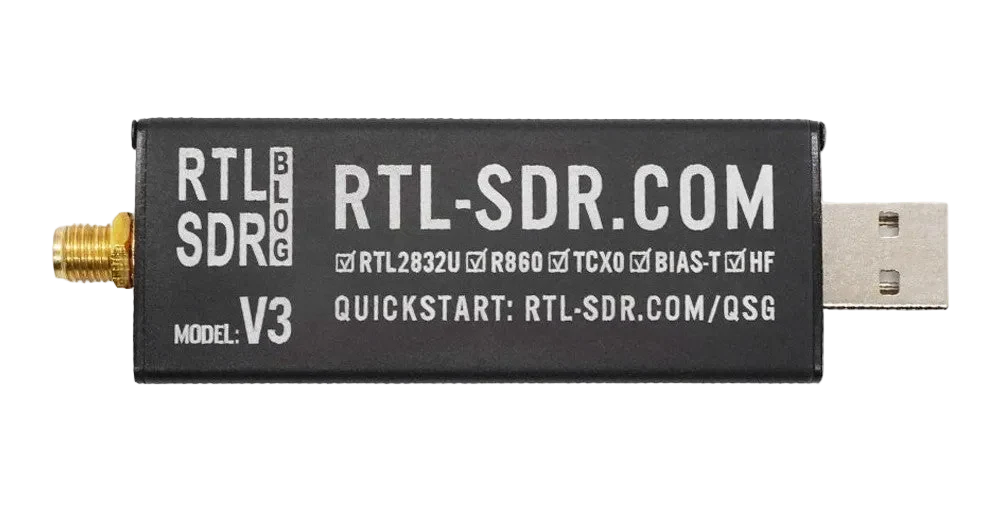 RTL-SDR V3 R820T2 RTL2832U - Nová verze