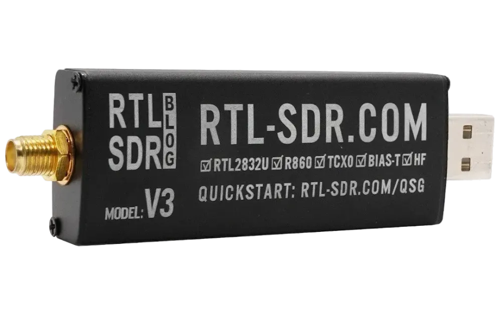RTL-SDR V3 R820T2 RTL2832U - Nová verze