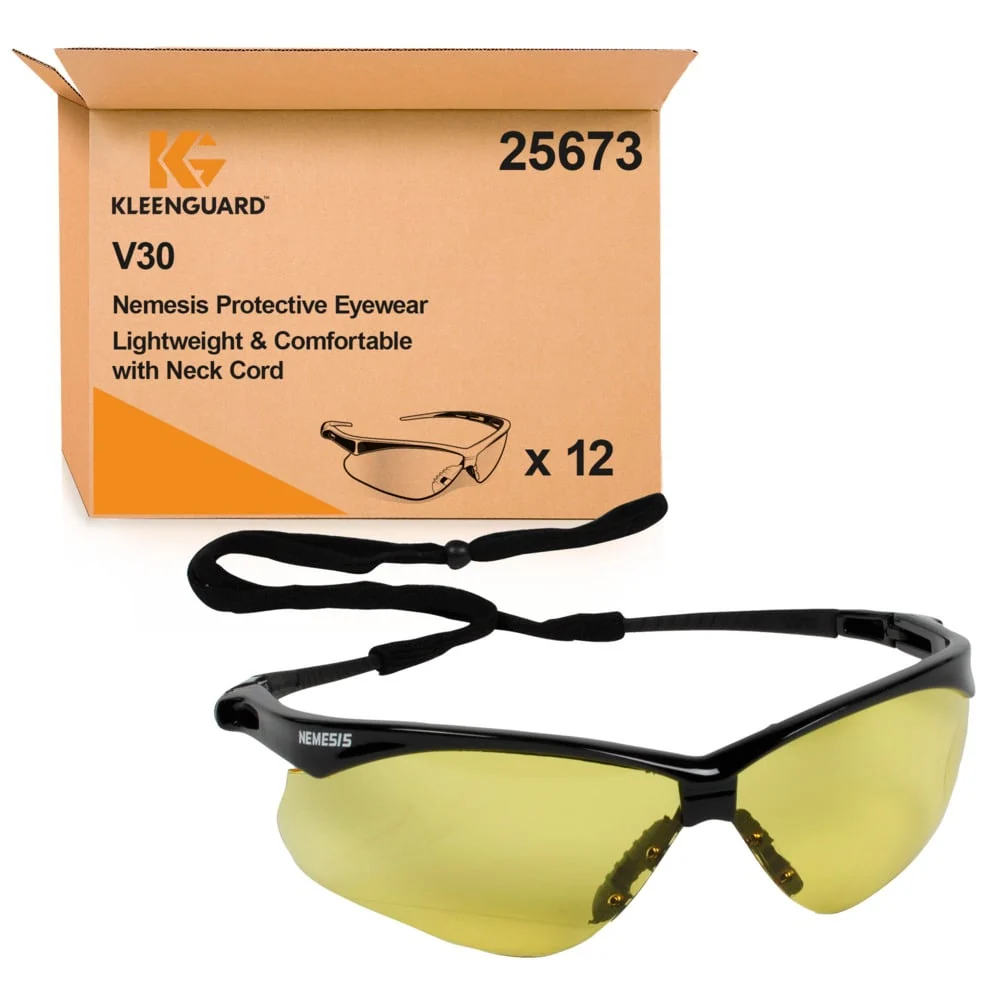 Kleenguard® V30 NEMESIS ™ safety glasses - Caramel - 1 Carton X 12 Glasses | Cardboard (1 box)