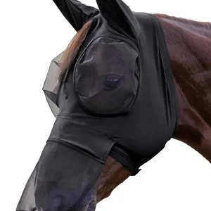 Puck masque anti-mouches avec protection des naseaux Black C
