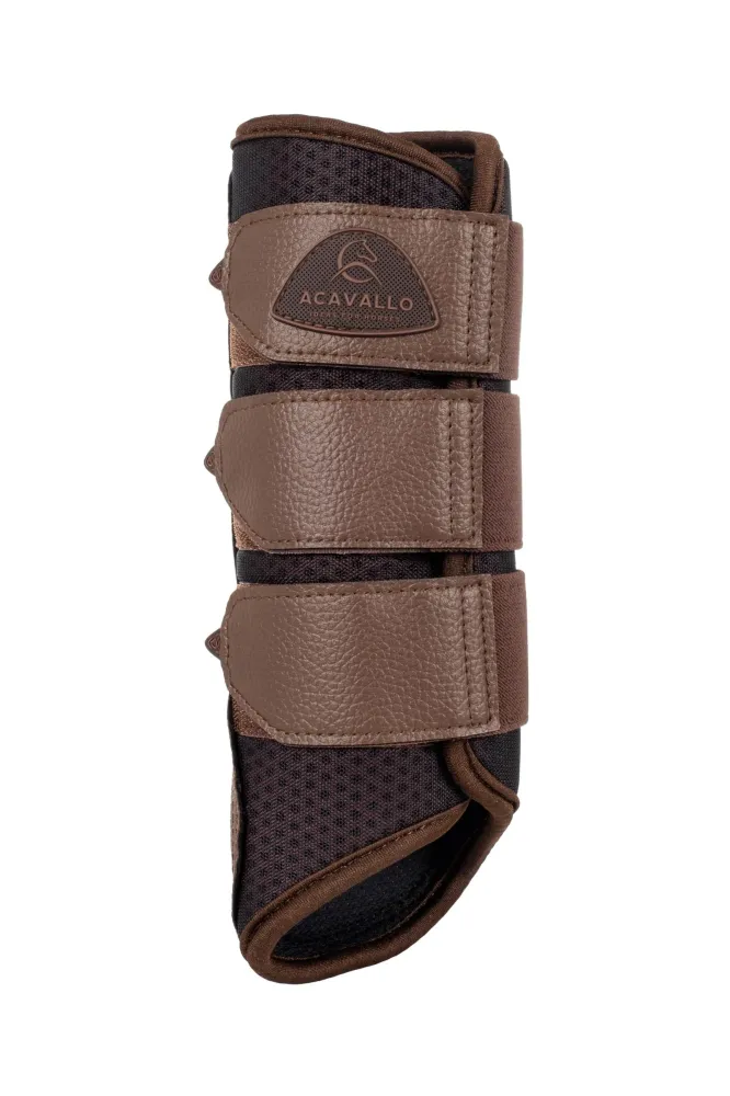 Odolný proti manipulaci neoprenowe ochraniacze szczotkowe, tył Dark Brown XL