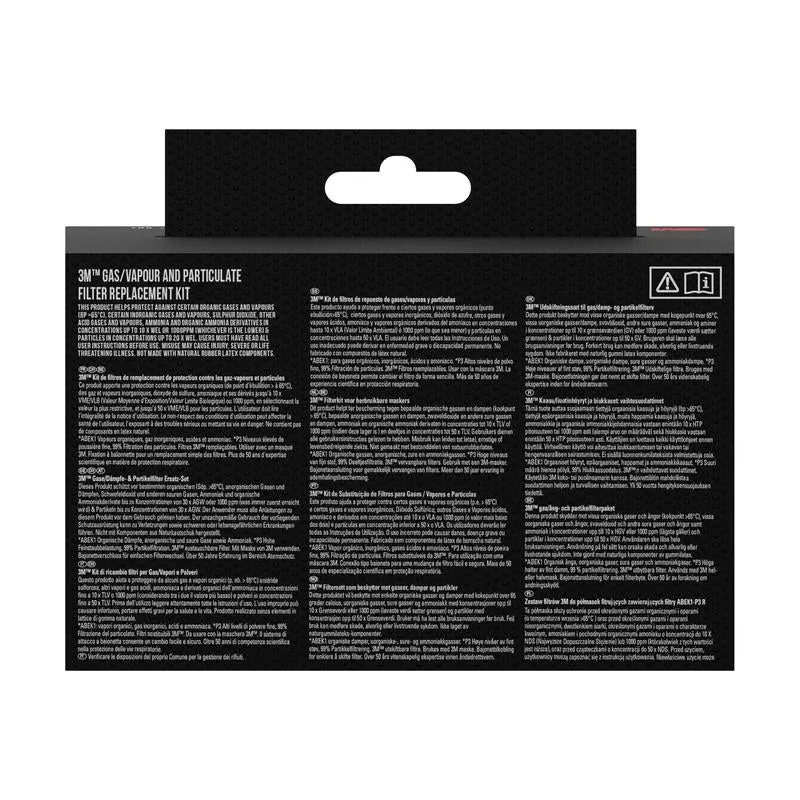 Adjust de filtru 3M ™ 6004-1, filtru combinat Abek13 (2x6059, 2x5935, 2x501) | Pachet (1 bucată)