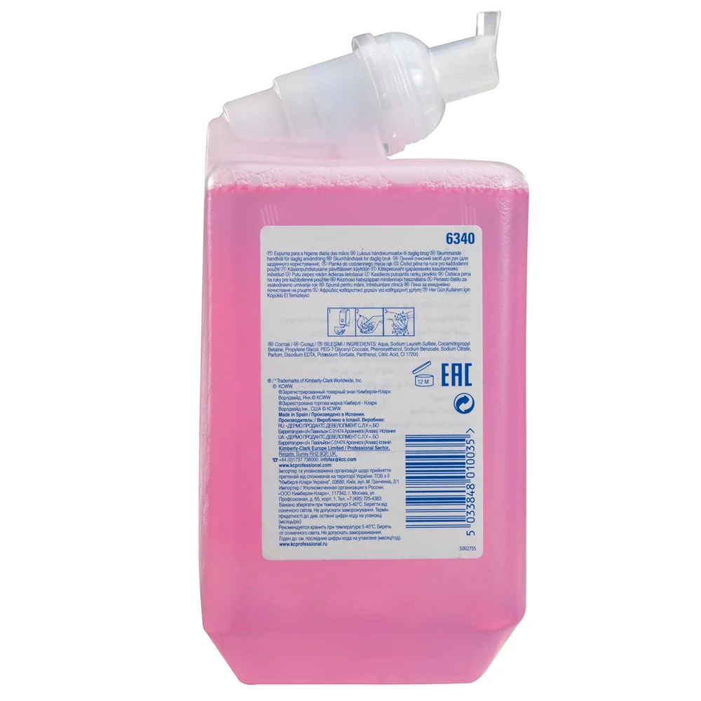 Soone Scott® Necessary ™ para uso diário - cassete / rosa / 1 ltr - 6 cassetes | Papelão (6 cartuchos)