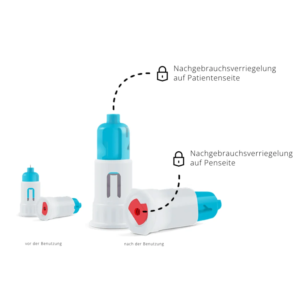 Alphacheck PAIRED Sicherheits-Pen-Nadeln, verschiedene Größen