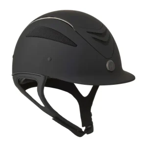 Defender Matt Shiny metal Casco da equitazione Black 2