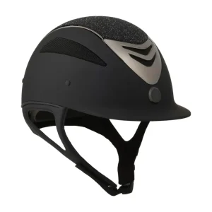 Defender Pro Glitter Shiny metal Casco da equitazione Black 2