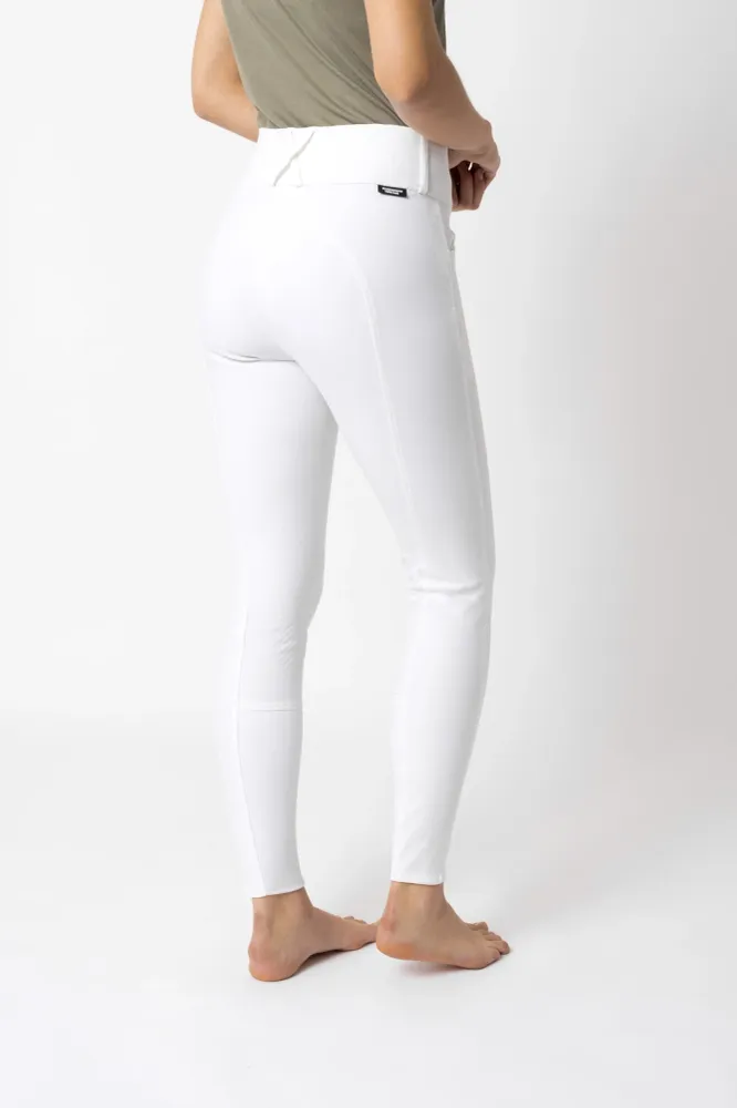 Grand Prix II Pantaloni da equitazione con grip al ginocchio měkký silikon da donna white 36